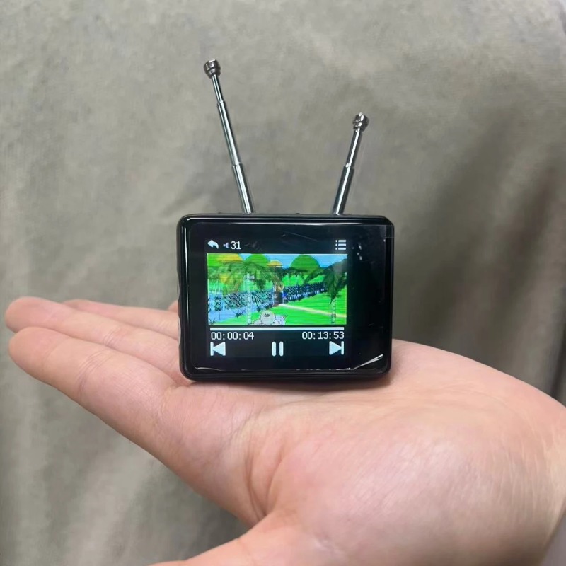 Home Decor Video - Color Touch Screen Miniature Retro TV