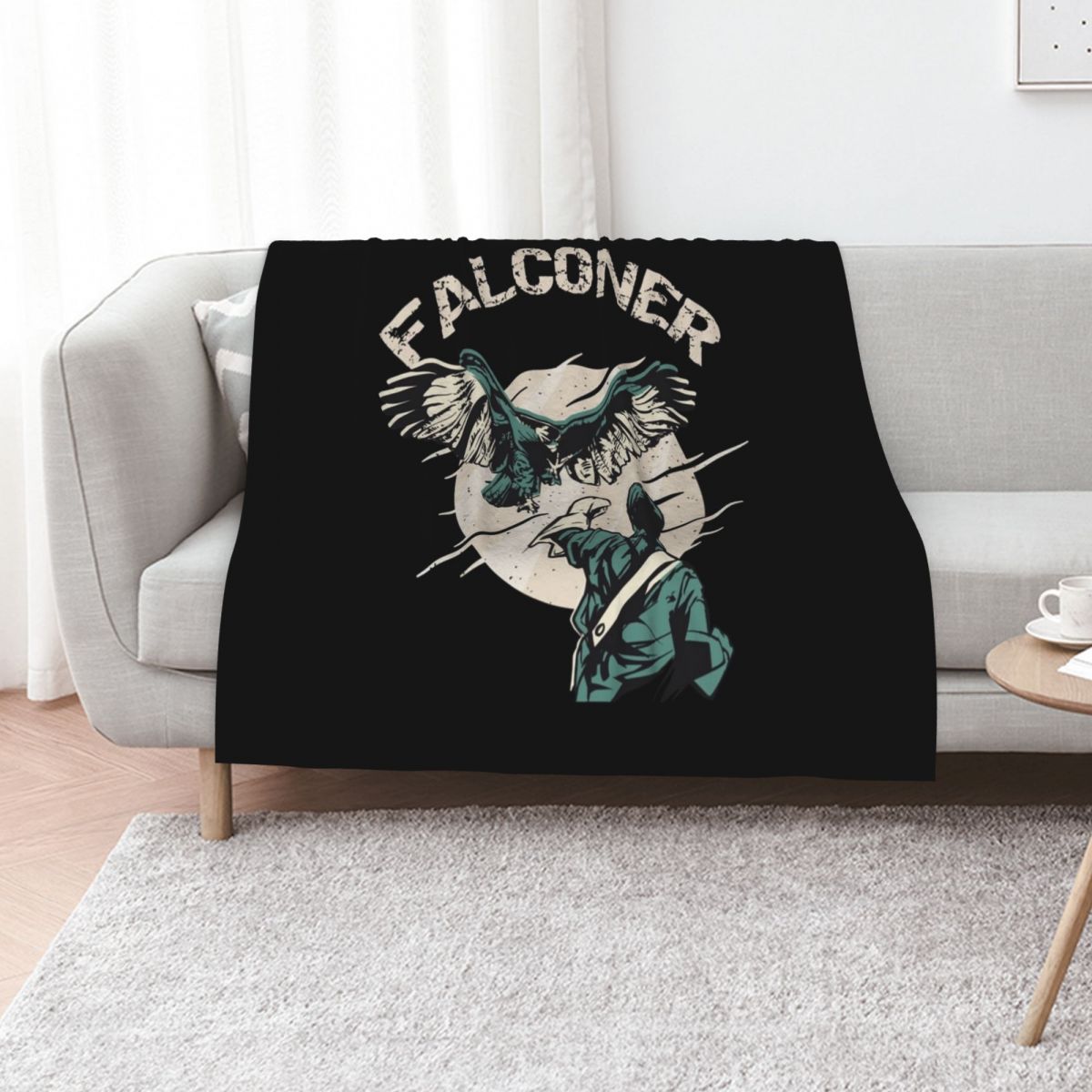 Home Decor Png - Falconry Bird landing on Falconer armClassic
