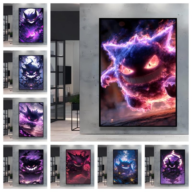 Home Decor Free Images - Hot Pokemon Anime Canvas Printing Posters