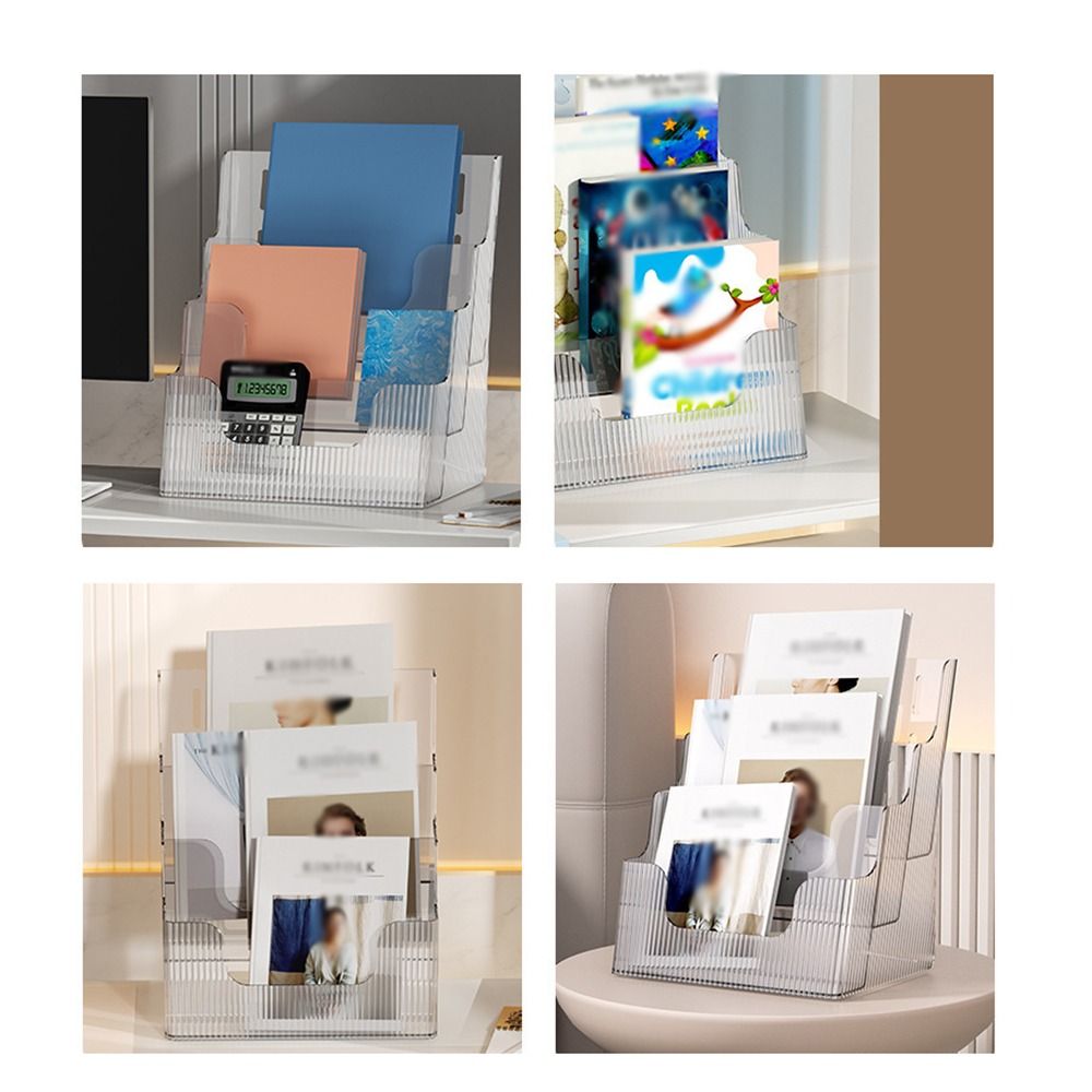 Home Decor Brochure - Clear Brochure Display Holder Plastic 3