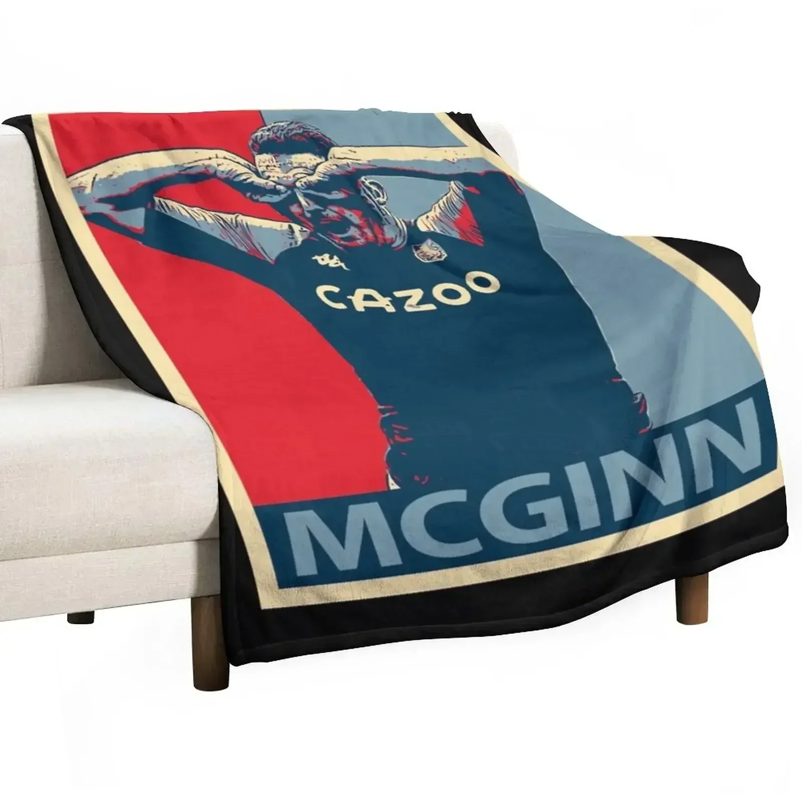 Home Decor Png - John McGinn Classic T-Shirt.png Throw Blanket
