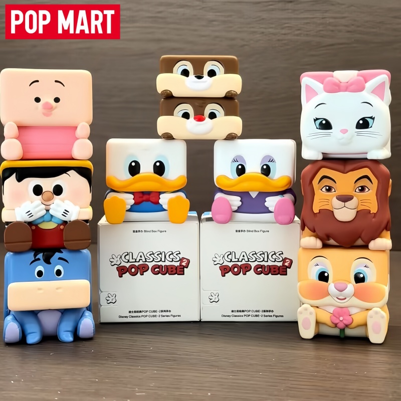 Home Decor Disney - 100%POP MART Disney Classic POP CUBE-2