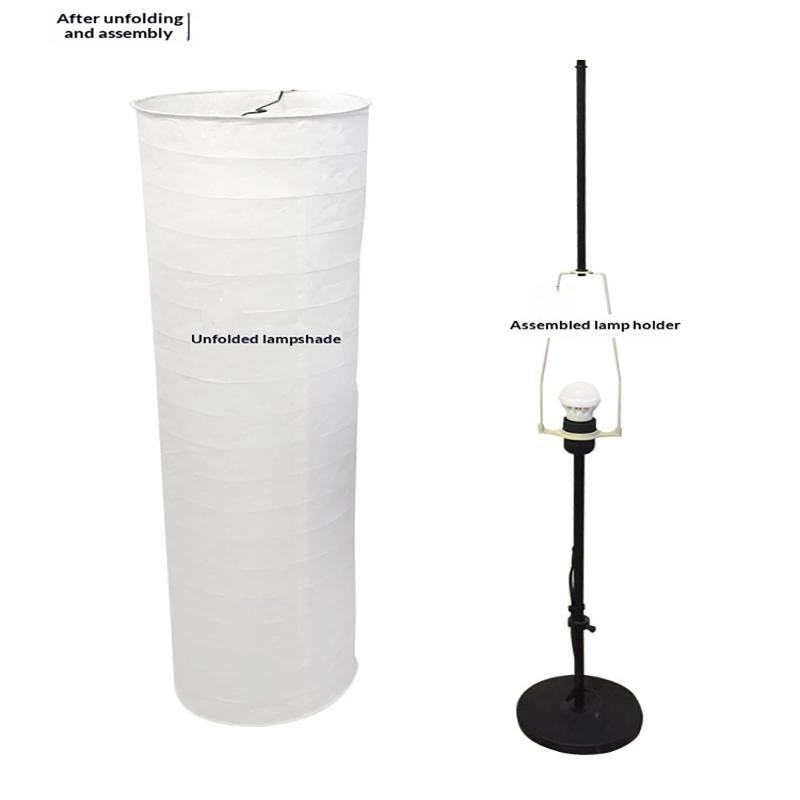 Rice Paper Floor Lamp Shade 94 - Flooring Home Decor ulasan dan harga