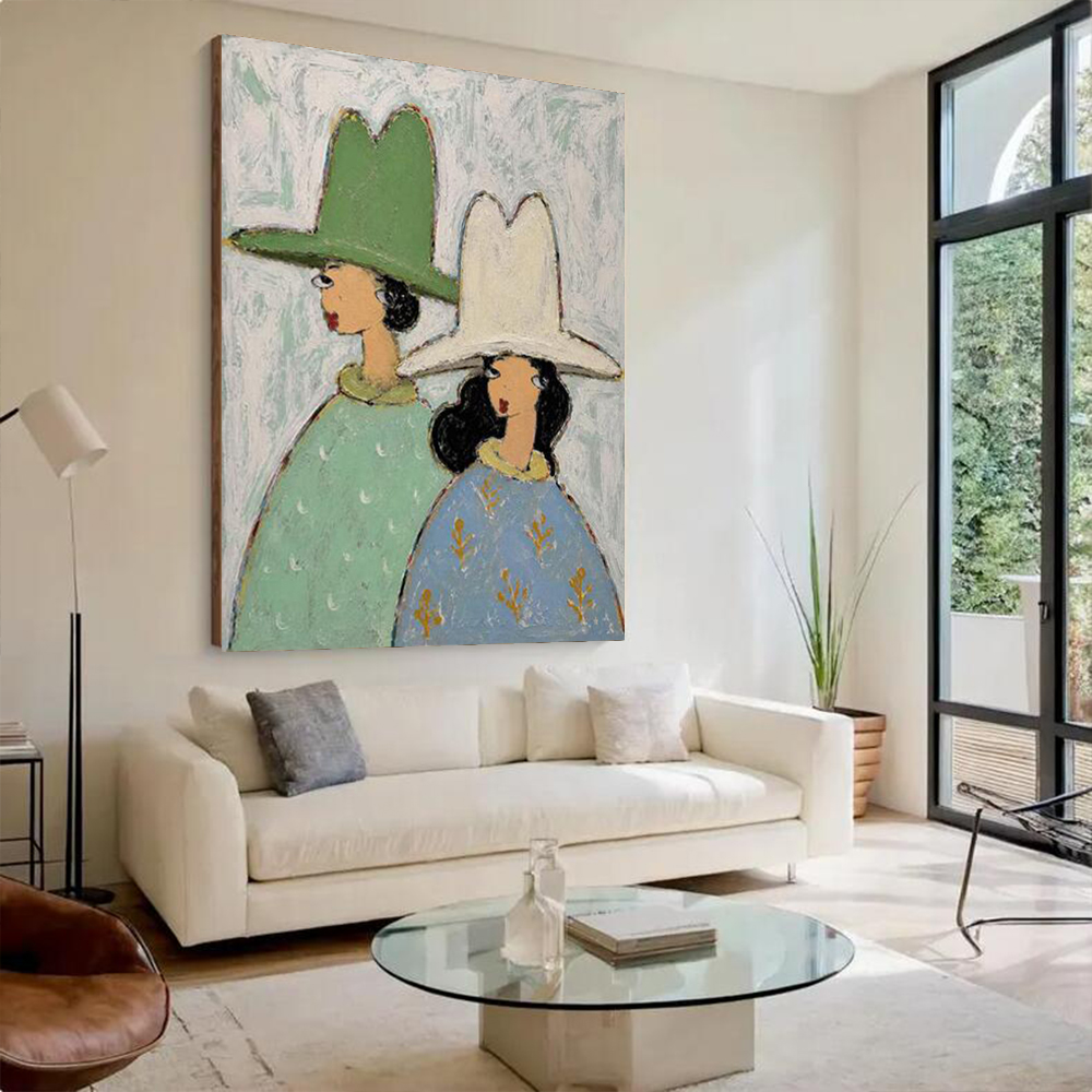 Abstract Oil Painting on Canva - Home Decor Free Images ulasan dan harga