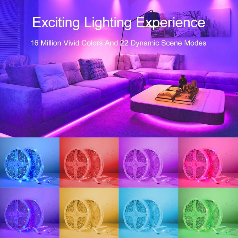 1-20m RGB LED Strip Lights 5V  - Home Decor Free App ulasan dan harga