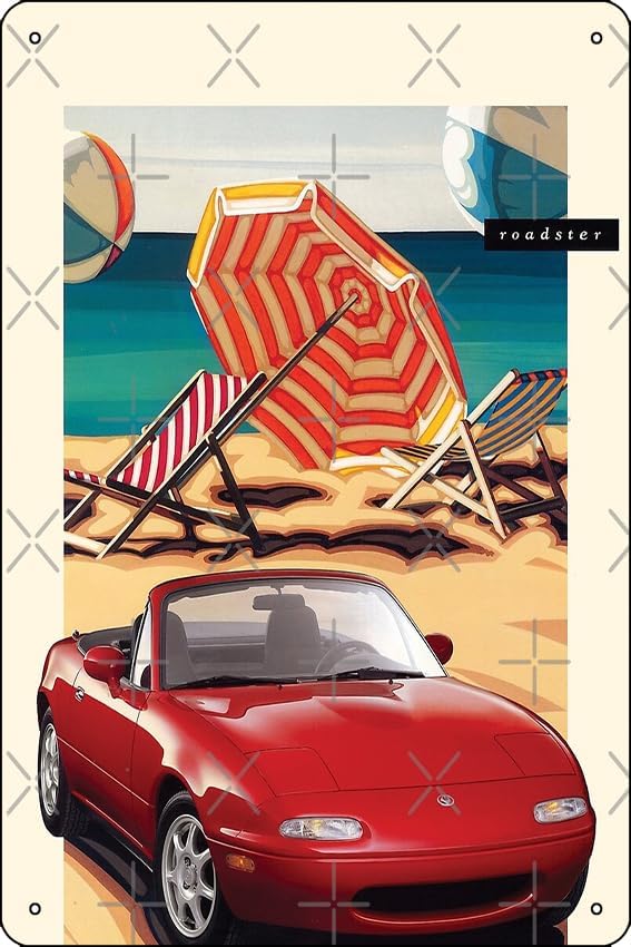 NA Miata Brochure Poster Metal - Home Decor Brochure ulasan dan harga