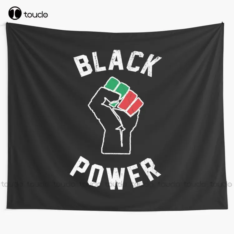 Black Power Fist Tapestry Tape - Home Decor Website ulasan dan harga