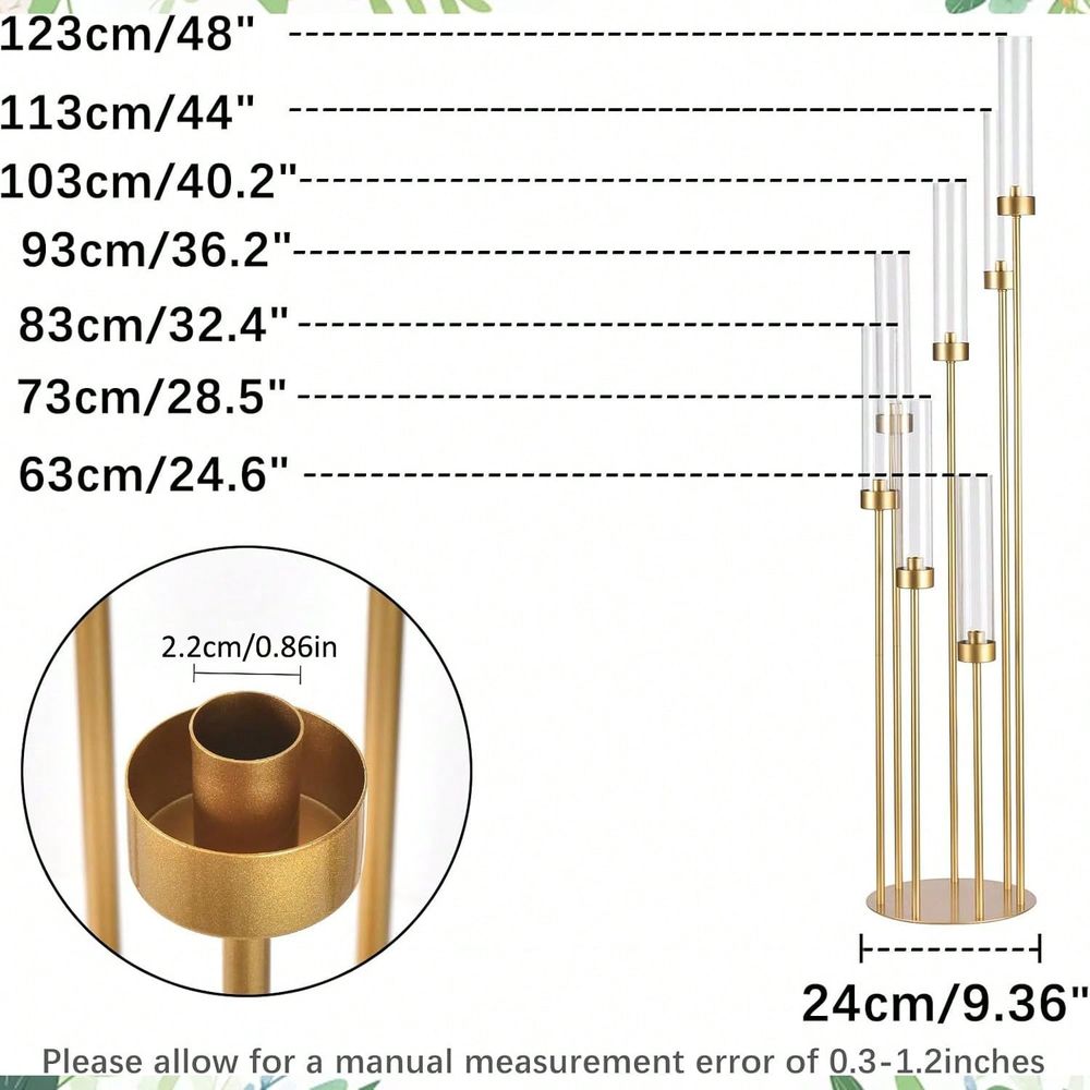 48inch Gold Floor Candle Holde - Flooring Home Decor ulasan dan harga