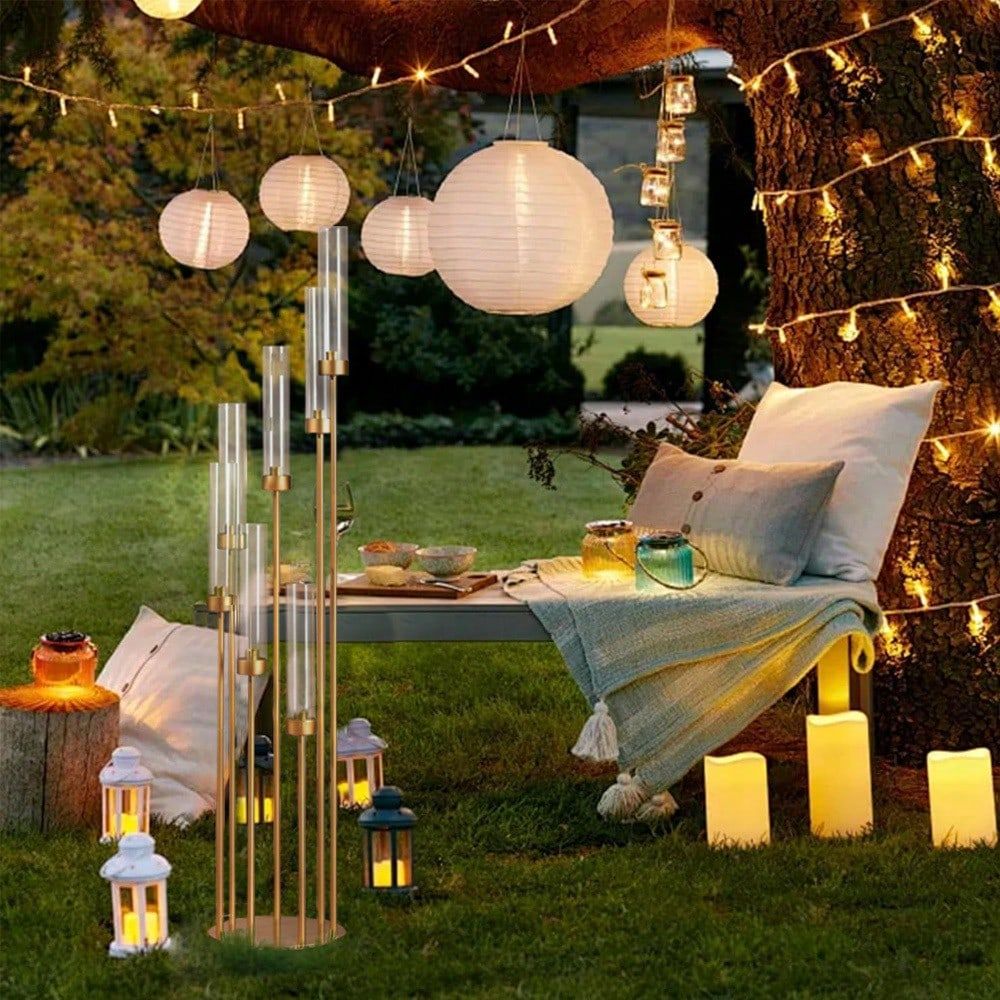 48inch Gold Floor Candle Holde - Flooring Home Decor ulasan dan harga