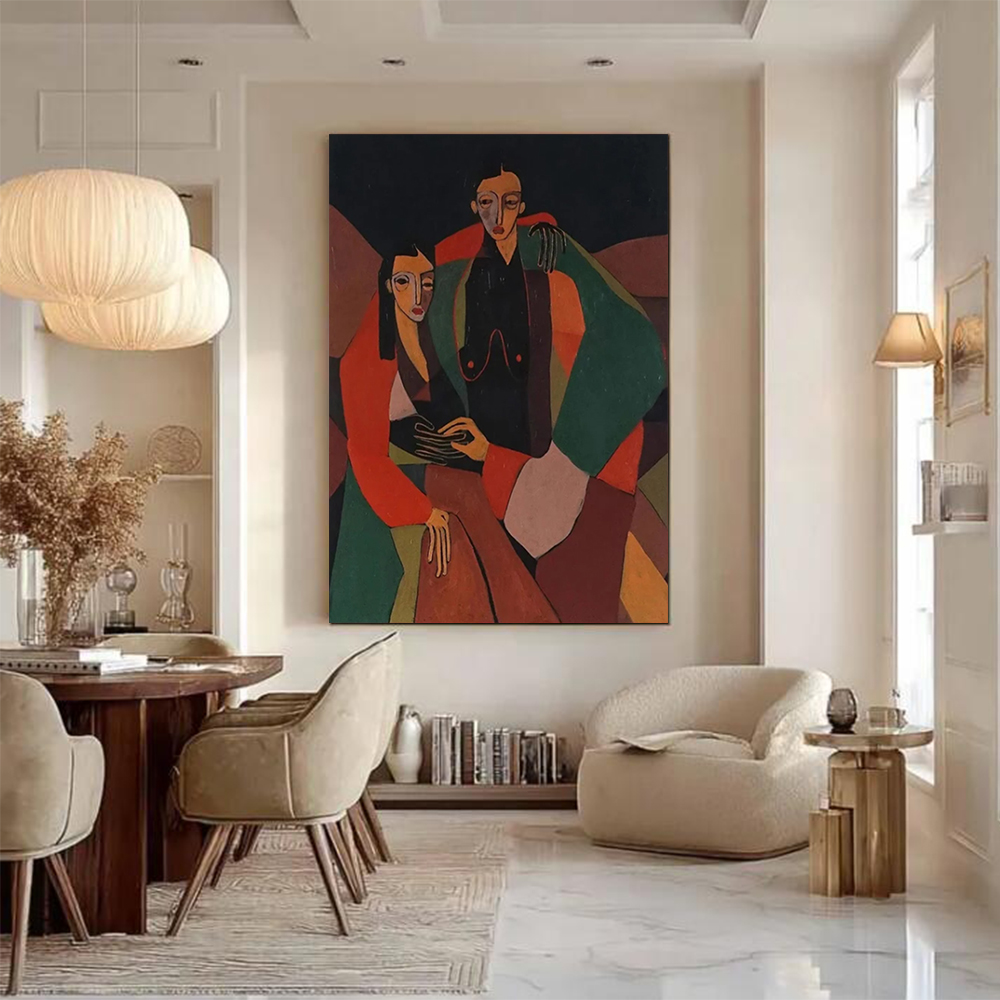 100% Handmade Abstract Oil Pai - Home Decor Free Images ulasan dan harga