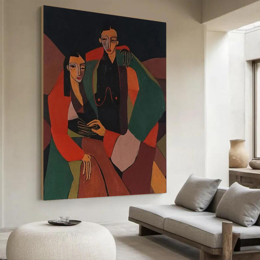 100% Handmade Abstract Oil Pai - Home Decor Free Images ulasan dan harga