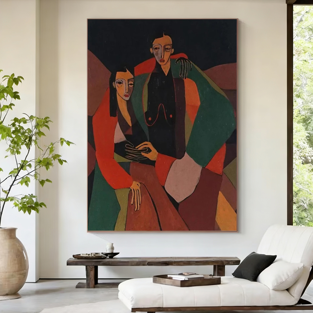 100% Handmade Abstract Oil Pai - Home Decor Free Images ulasan dan harga