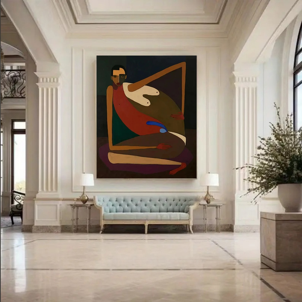 Handmade Abstract Oil Painting - Home Decor Free Images ulasan dan harga