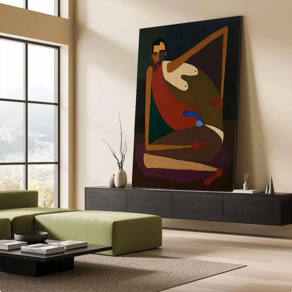 Handmade Abstract Oil Painting - Home Decor Free Images ulasan dan harga