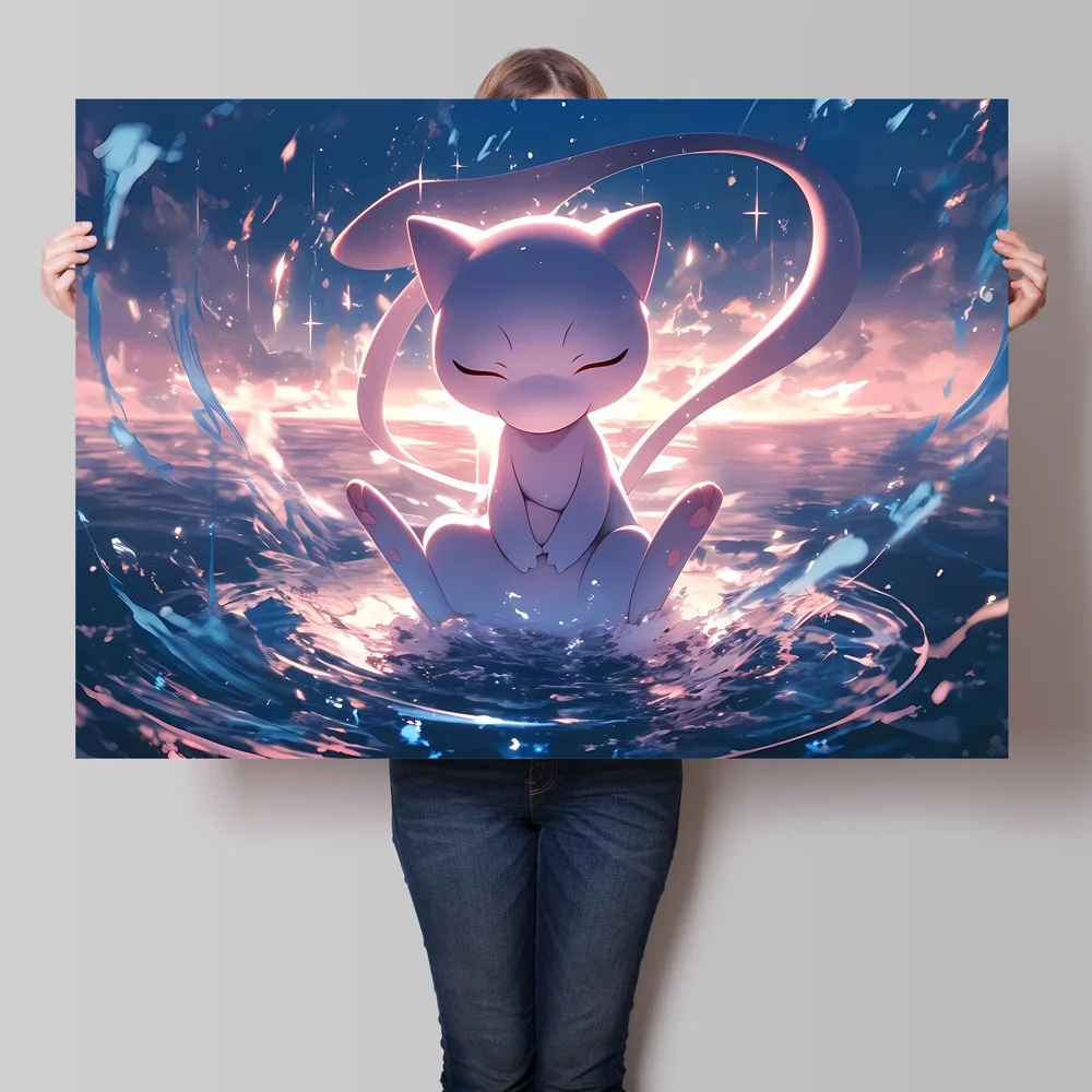 Canvas HD Prints Pokemon Mewtw - Home Decor Free Images ulasan dan harga