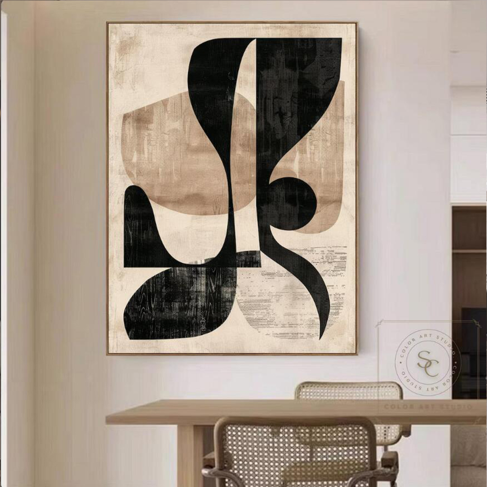 100% Handmade Abstract Oil Pai - Home Decor Free Images ulasan dan harga