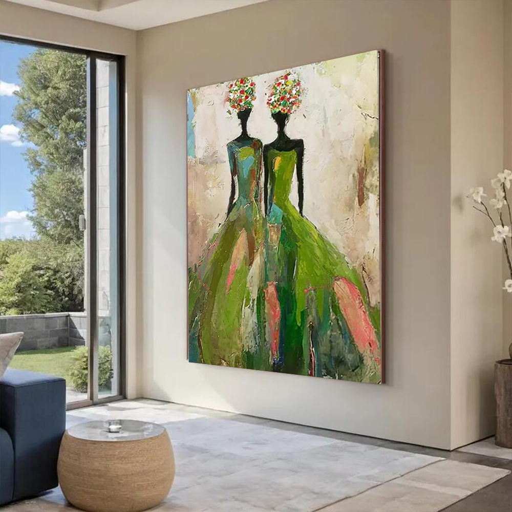 100% Handmade Abstract Oil Pai - Home Decor Free Images ulasan dan harga