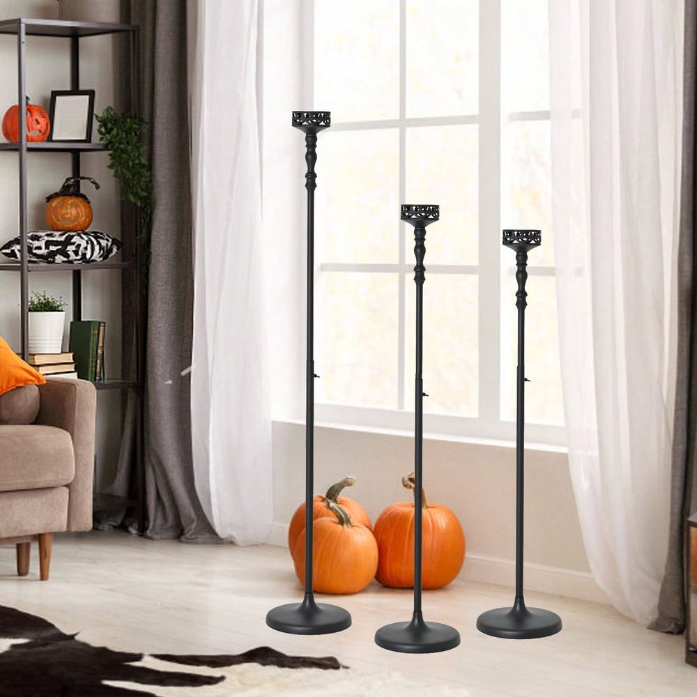 Adjustable Metal Taper Candle  - Flooring Home Decor ulasan dan harga