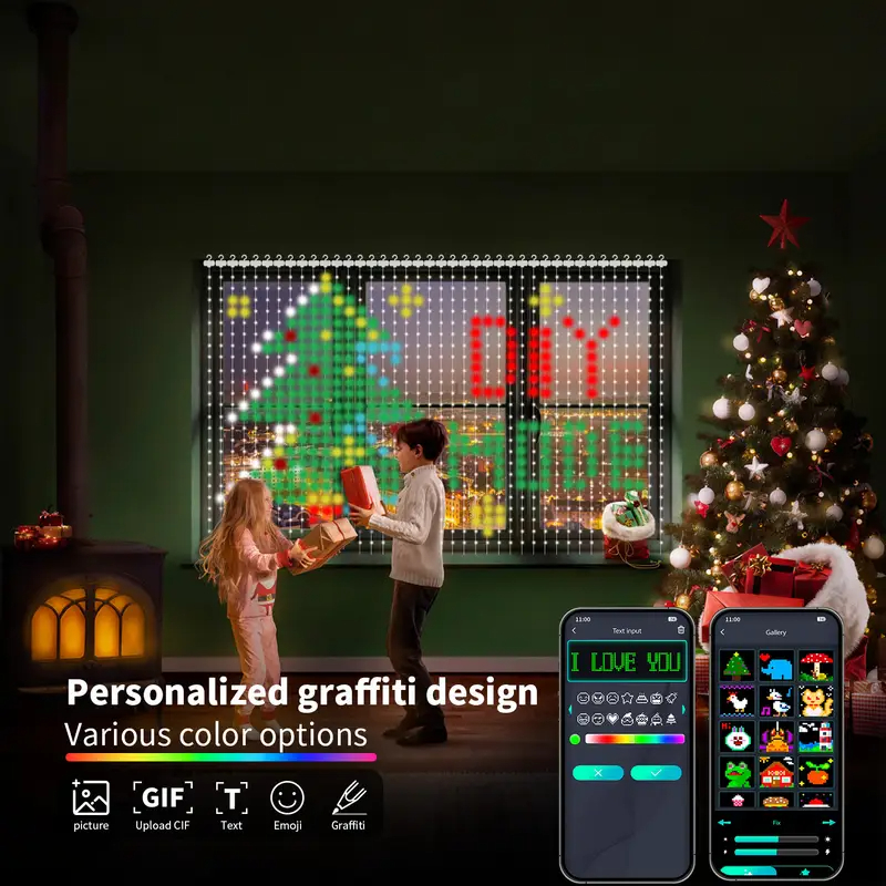 Smart RGB Pixel Curtain Lights - Home Decor Free App ulasan dan harga