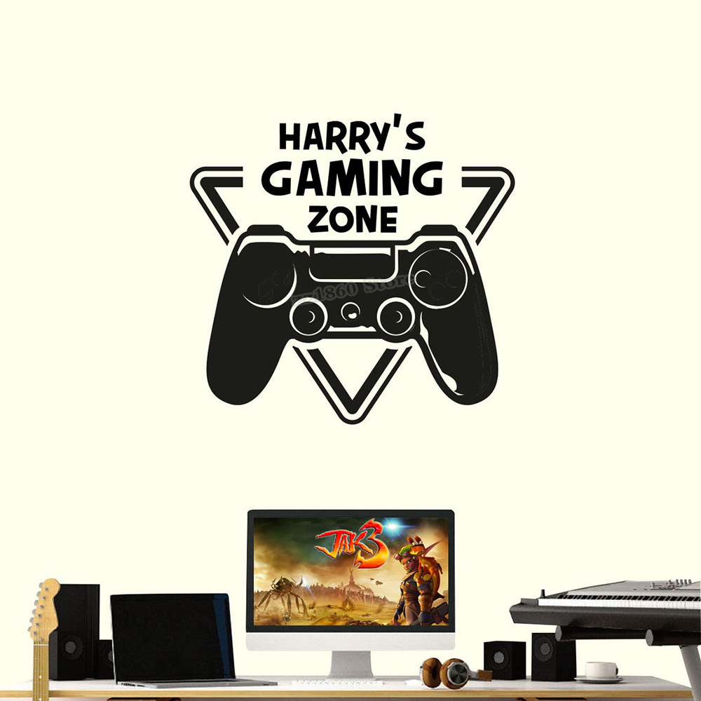 Custom Name Gaming Zone Wall D - Home Decor Video ulasan dan harga