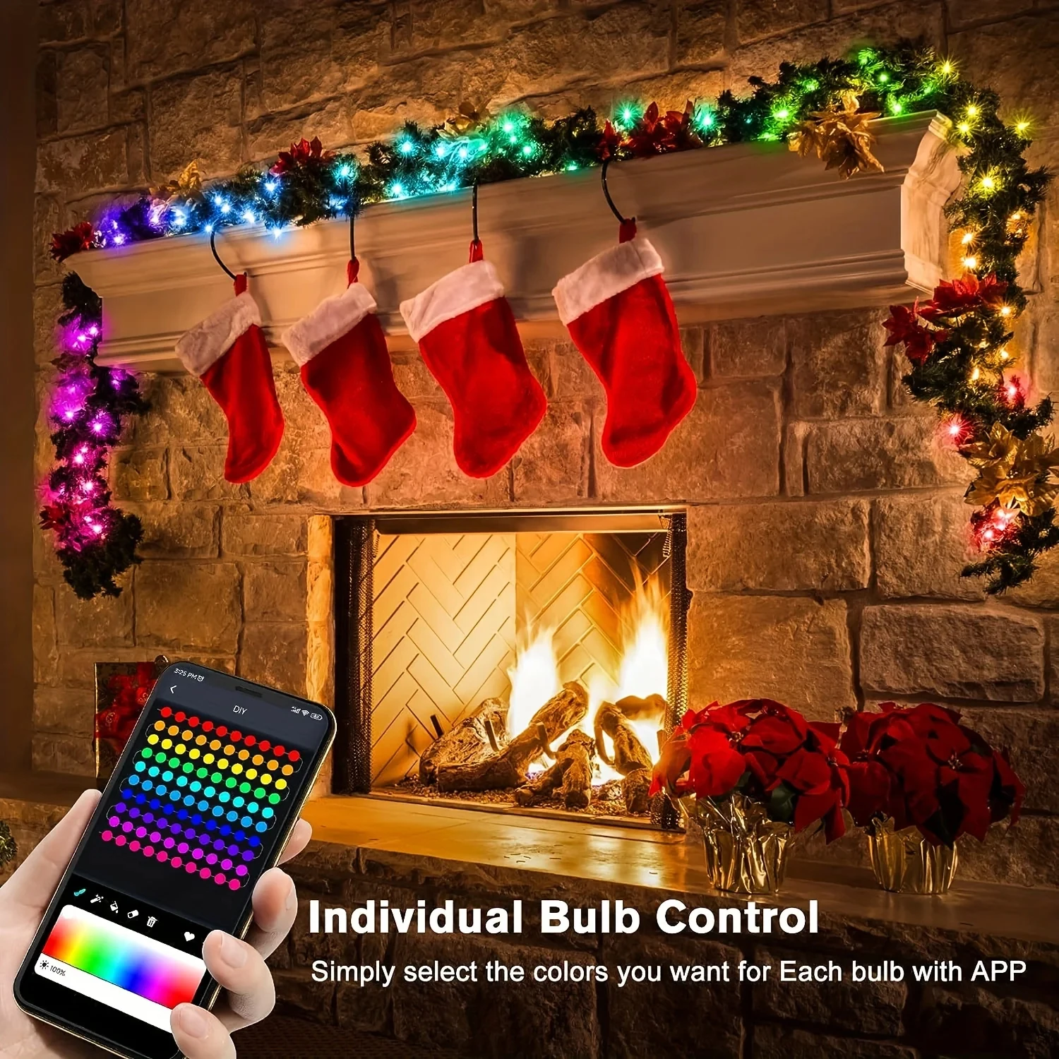 Dream Color WS2812B LED String - Home Decor Free App ulasan dan harga