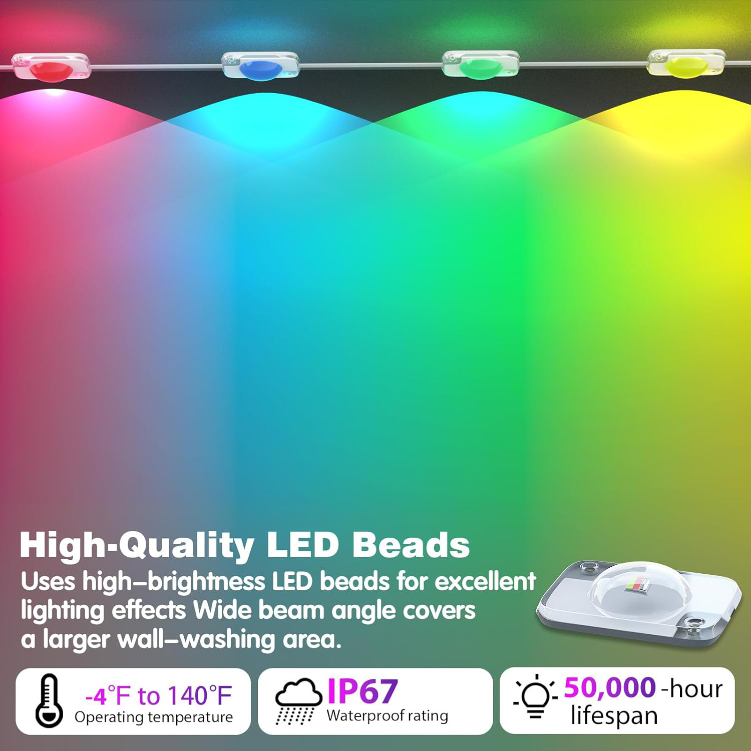 300FT RGB Smart Permanent Outd - Home Decor Free App ulasan dan harga