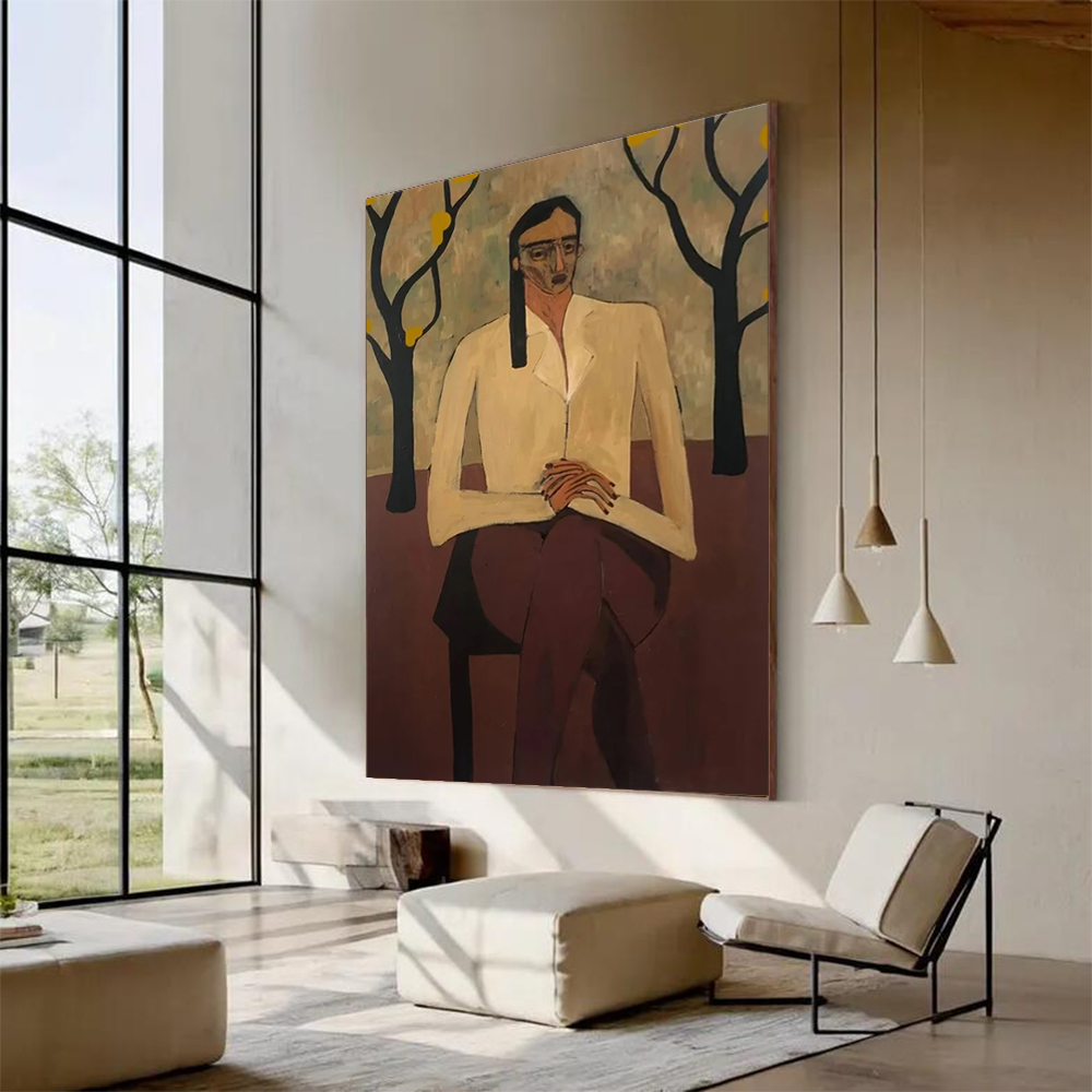100% Handmade Abstract Oil Pai - Home Decor Free Images ulasan dan harga