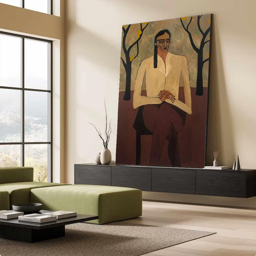 100% Handmade Abstract Oil Pai - Home Decor Free Images ulasan dan harga