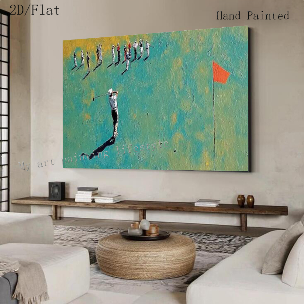 100% Handmade Abstract Oil Pai - Home Decor Free Images ulasan dan harga